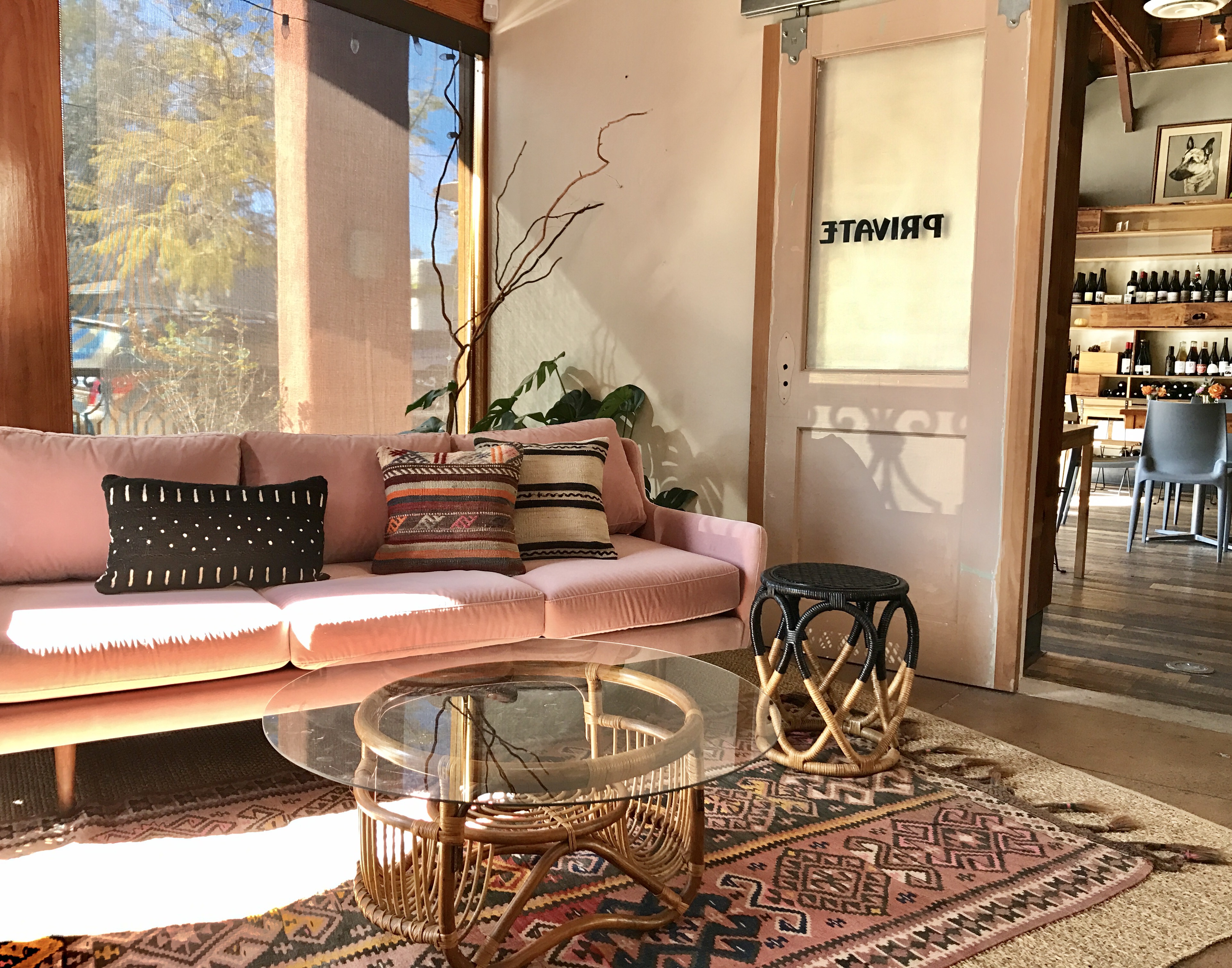 Sidebar at The Rose and Pow Wow Vintage Rentals.